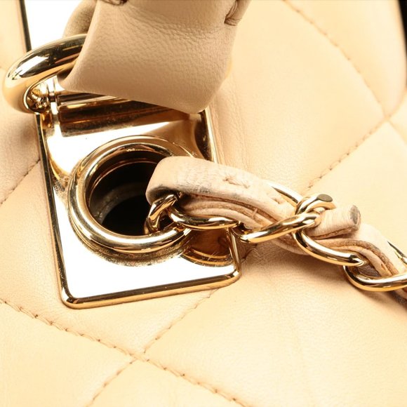Chanel Lambskin Beige Medium Trendy CC Top Handle Bag - Picture 10 of 13